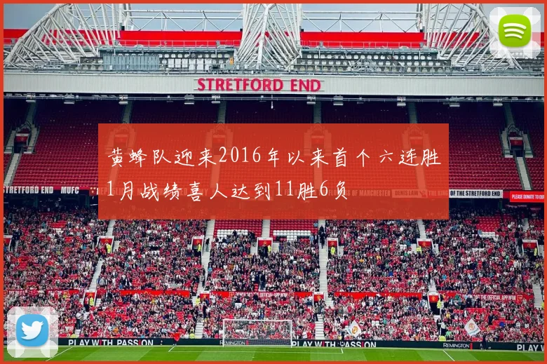 黄蜂队迎来2016年以来首个六连胜1月战绩喜人达到11胜6负